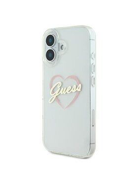 Guess Guess Etui na telefon Apple iPhone 16 Plus Przezroczysty