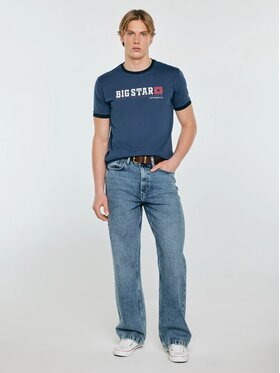 BIG STAR BIG STAR T-Shirt SUMMET_402_150 Niebieski Basic Fit