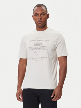 Napapijri Napapijri T-Shirt S-Bald NP0A88SF Beige Regular Fit