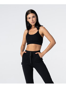 Carpatree Carpatree Biustonosz sportowy RibBra Czarny