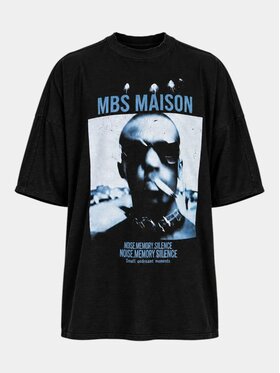 MADE BY SOCIETY MADE BY SOCIETY T-Shirt NOESIS - T17463 Czarny Basic Fit
