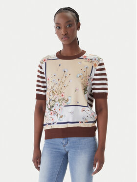 Liu Jo Liu Jo T-Shirt WA6386 MS49I Καφέ Regular Fit