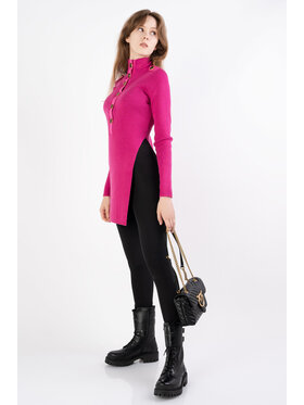 PINKO PINKO Sweter AMBASSADOR MAXI Różowy Regular Fit