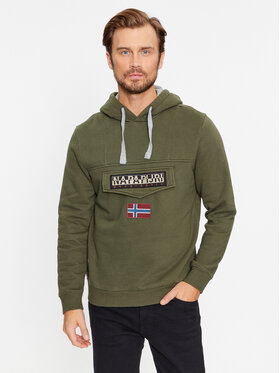 Napapijri Napapijri Суитшърт Unisex Burgee Wint2 NP0A4GJD Зелен Regular Fit