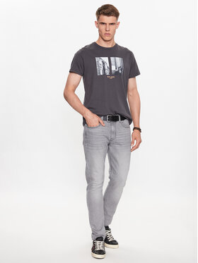 Pepe Jeans T-shirt Worth PM508956 Siva Regular Fit