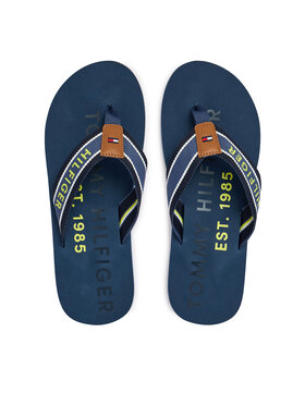 Tommy Hilfiger Tommy Hilfiger Čības uz pirksta Sporty Hilfiger Beach Sandal FM0FM05805 Zils