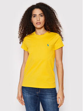 Polo Ralph Lauren Polo Ralph Lauren T-shirt 211847073016 Žuta Regular Fit