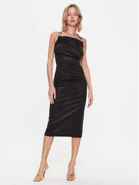 Just Cavalli Just Cavalli Koktélruha 74PBO924 Fekete Slim Fit