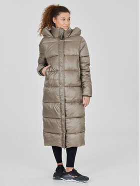 Athlecia Athlecia Daunenjacke Elly W Maxi Puffer EA233361 Braun Regular Fit