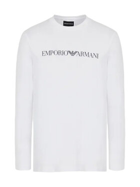 Emporio Armani Emporio Armani T-Shirt EMPORIO ARMANI T-Shirt e Polo Uomo 8N1TN8 1JPZZ 0146 Bianco Biały Standard Fit