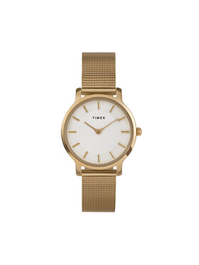 Timex Timex Zegarek Transcend TW2Y10300 Złoty