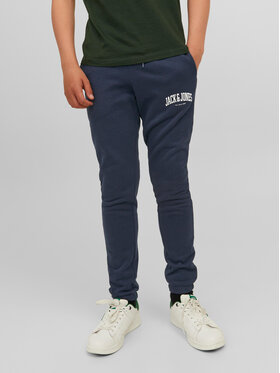 Jack&Jones Junior Jack&Jones Junior Spodnie dresowe 12237403 Granatowy Slim Fit