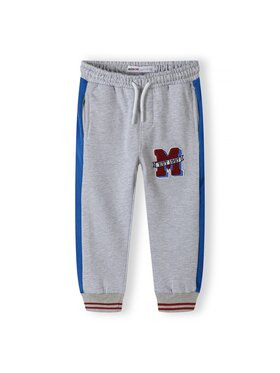 MINOTI MINOTI Spodnie dresowe 17FLEECE 10 Szary Regular Fit