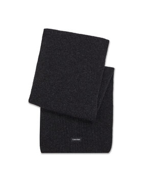 Calvin Klein Calvin Klein Зимен шал Daddy Wool Knit Scarf K50K510995 Сив
