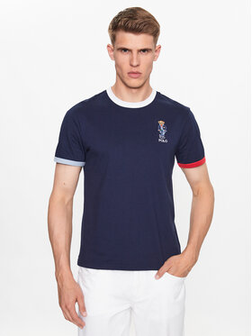 Polo Ralph Lauren Polo Ralph Lauren T-krekls 710909789001 Tumši zils Regular Fit