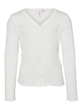 Vero Moda Girl Vero Moda Girl Kardigan Lavender 10279811 Biały Regular Fit