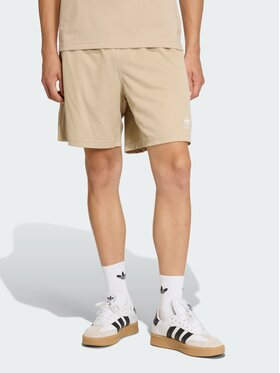 adidas adidas Szorty materiałowe 159291 Beżowy Loose Fit