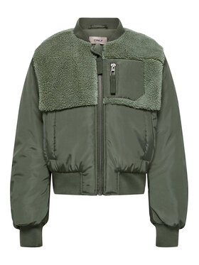 Kids ONLY Kids ONLY Куртка бомбер 15296054 Зелений Regular Fit