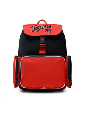 Tommy Hilfiger Tommy Hilfiger Ruksak Tommy Logo 85 Backpack Plus AU0AU01552 Tamnoplava