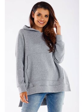 Infinite You Infinite You Felpa M280 Grigio Basic Fit