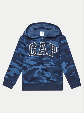 Gap Gap Majica dugih rukava 428689-00 Tamnoplava Regular Fit