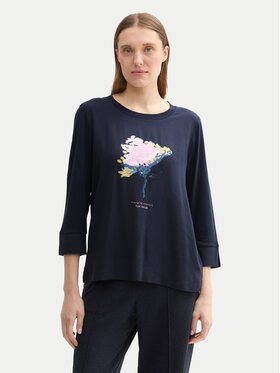 Tom Tailor Tom Tailor Bluse 1043110 Dunkelblau Regular Fit