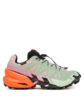 Salomon Salomon Туристически Speedcross 6 Gtx Icon L45486900 Светлозелен