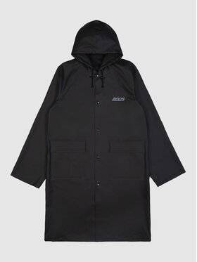 2005 2005 Kabát VINYL RAINCOAT Čierna Oversize