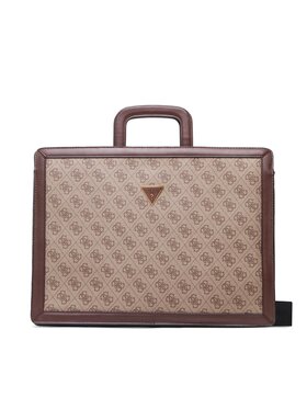 Guess Guess Brašna na notebook Vezzola Smart HMEVZL P3238 Hnědá
