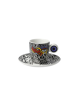 Goebel Goebel Filiżanka do espresso Billy The Artist - Bright Eyes II Kolorowy