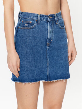 Tommy Jeans Tommy Jeans Jeansrock DW0DW15626 Dunkelblau Regular Fit