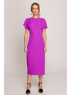 Stylove Stylove Sukienka wieczorowa S398 Fioletowy Premium Fit