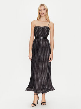 Simona Corsellini Simona Corsellini Coctailkleid P25CPAB01201 Schwarz Slim Fit