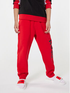 HUGO Hugo Pantaloni da tuta G00042 D Rosso Regular Fit