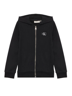 Calvin Klein Jeans Calvin Klein Jeans Bluză Badge IB0IB02213 Negru Relaxed Fit