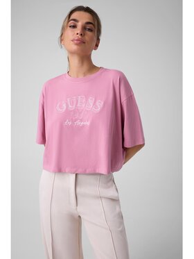 Guess Guess T-Shirt 184911 Różowy Classic Fit
