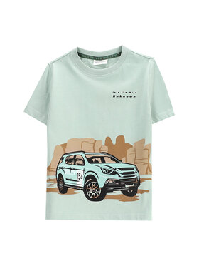 Coccodrillo Coccodrillo Тишърт WC5143202WBK Зелен Regular Fit