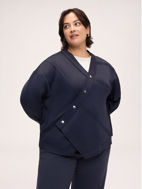 Fiorella Rubino Fiorella Rubino Bluza G805E000362N034 Niebieski Over Fit