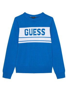 Guess Guess Džemper L5YR01 Z0140 Plava Regular Fit