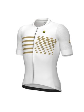 Alé Cycling Alé Cycling Koszulka rowerowa PR-E Play Biały Fitted Fit