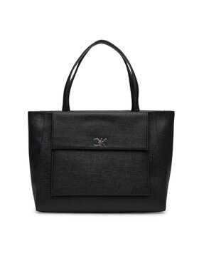Calvin Klein Calvin Klein Torebka Ck Medium Shopper_Tex K60K613178 Czarny