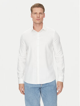 Calvin Klein Calvin Klein Πουκάμισο K10K114316 Λευκό Slim Fit