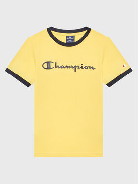 Champion Champion Футболка 306286 Жовтий Regular Fit