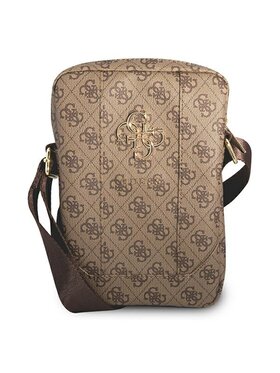 Guess Guess Torebka 4G Big Metal Logo Brązowy
