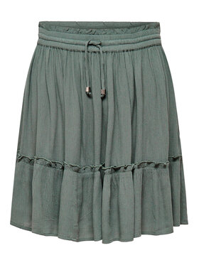 ONLY ONLY Spódnica 15219931 Zielony Regular Fit