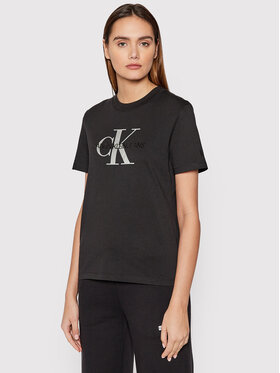 Calvin Klein Jeans Calvin Klein Jeans T-Shirt J20J216808 Μαύρο Regular Fit