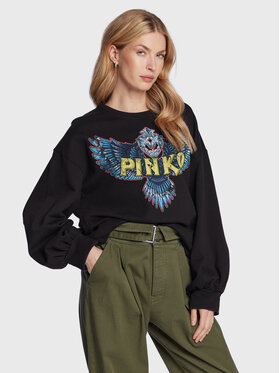Pinko Pinko Світшот 100299 A0K9 Чорний Regular Fit