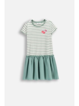 Coccodrillo Coccodrillo Sukienka codzienna WC6129201RGK-011 Zielony Regular Fit