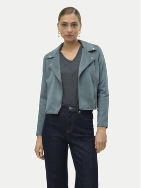 Vero Moda Vero Moda Geacă din imitație de piele Jose 10300938 Verde Regular Fit