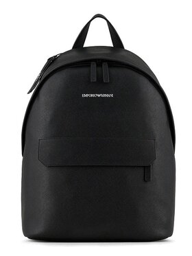 Emporio Armani Emporio Armani Plecak Faux Leather Business Czarny